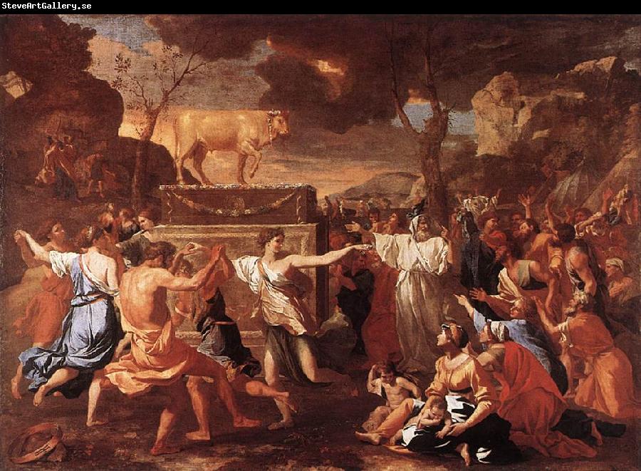 Nicolas Poussin Adoration of the Golden Calf